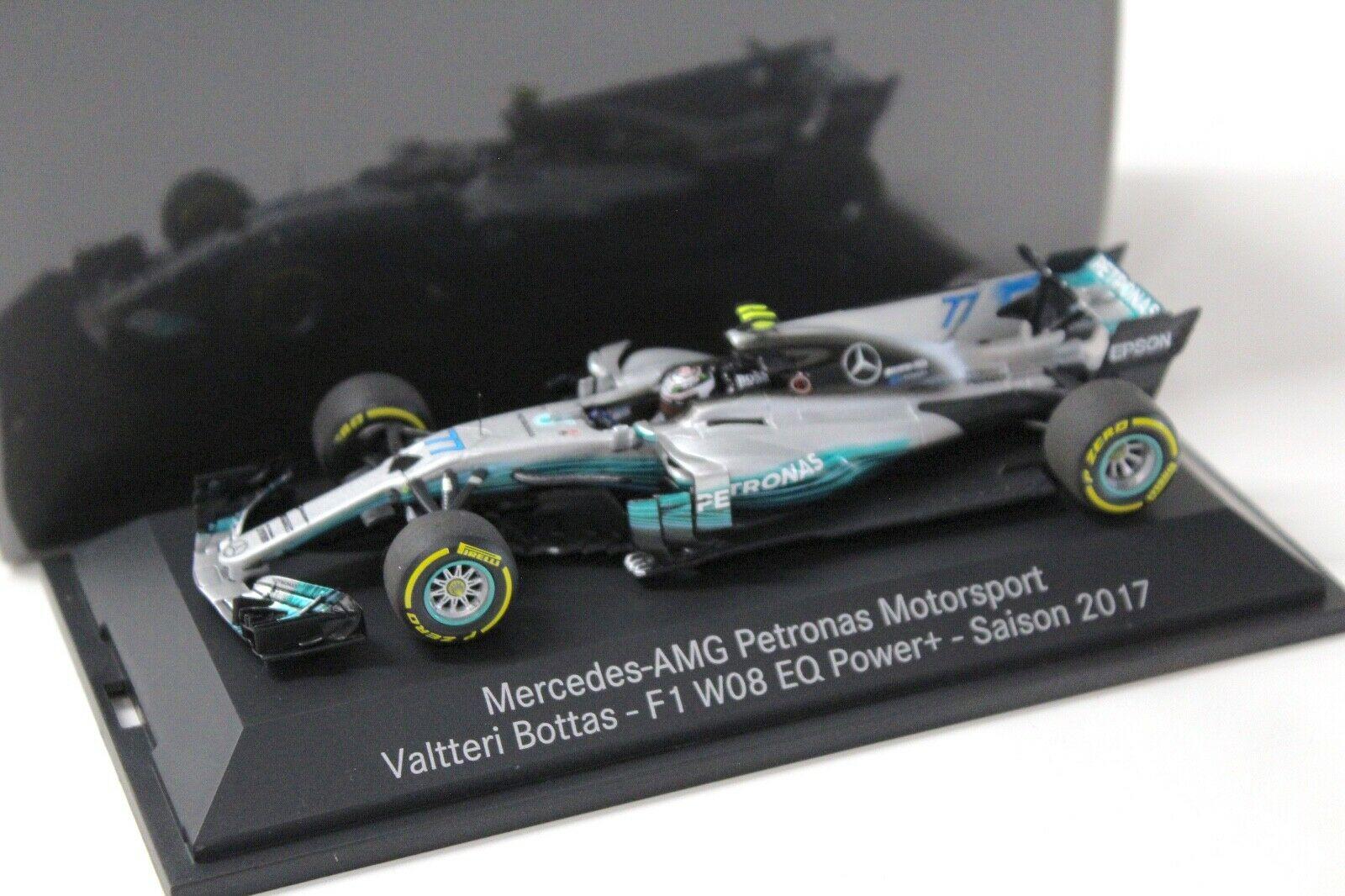 1:43 Minichamps Mercedes AMG Petronas F1 W08 EQ Bottas 2017 DEALER VERSION