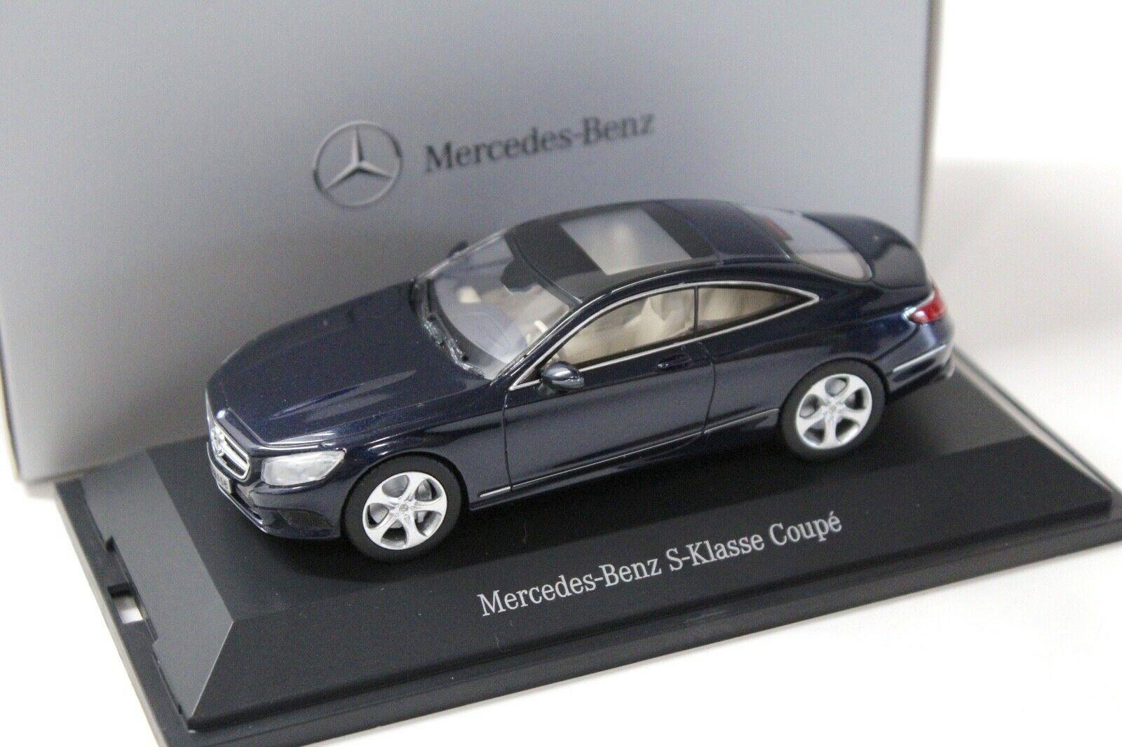 ID 39118 orig.jpg 1:43 Kyosho Mercedes S-Klasse Coupe blue DEALER VERSION