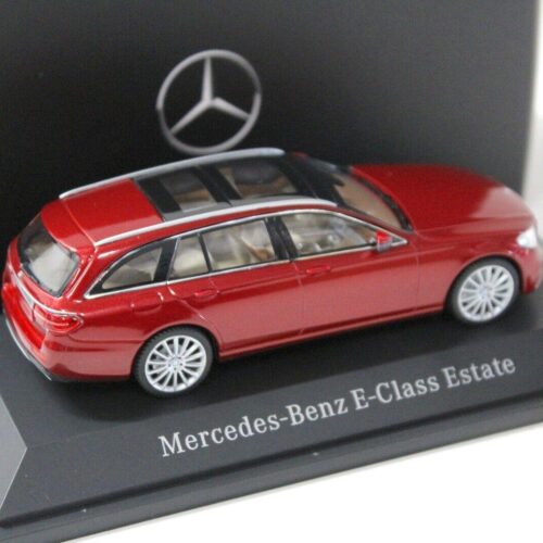 1:43 iScale Mercedes E-Klasse T-Modell red DEALER VERSION