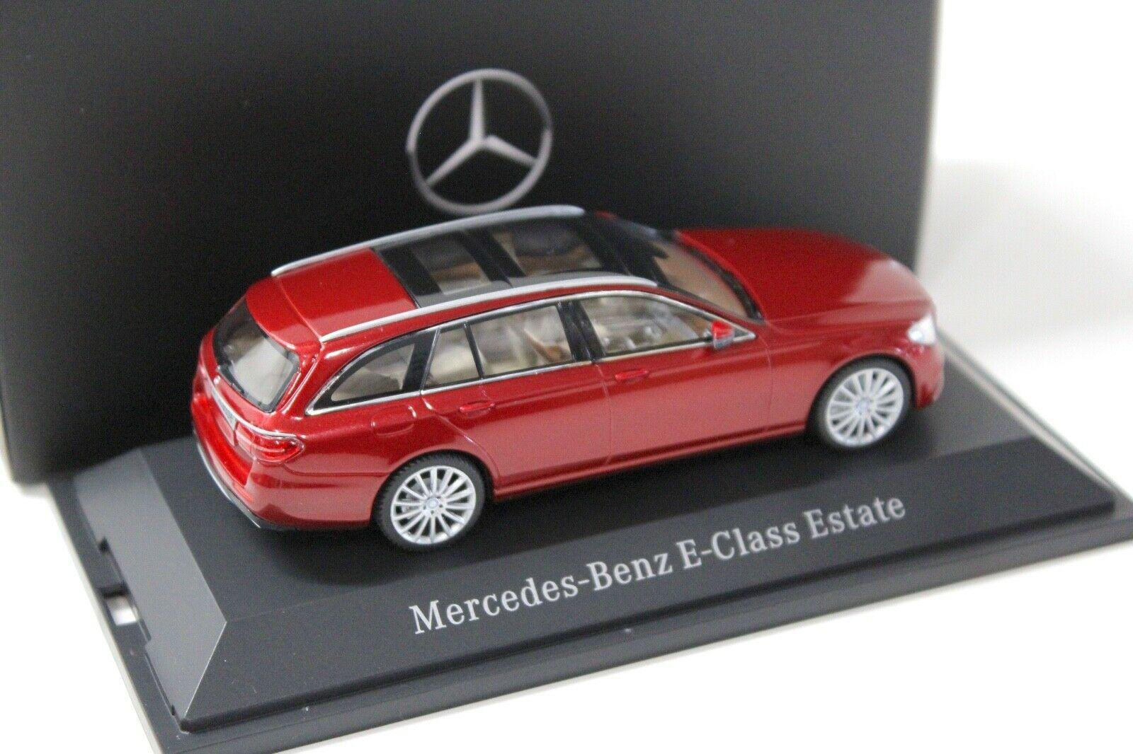 1:43 iScale Mercedes E-Klasse T-Modell red DEALER VERSION