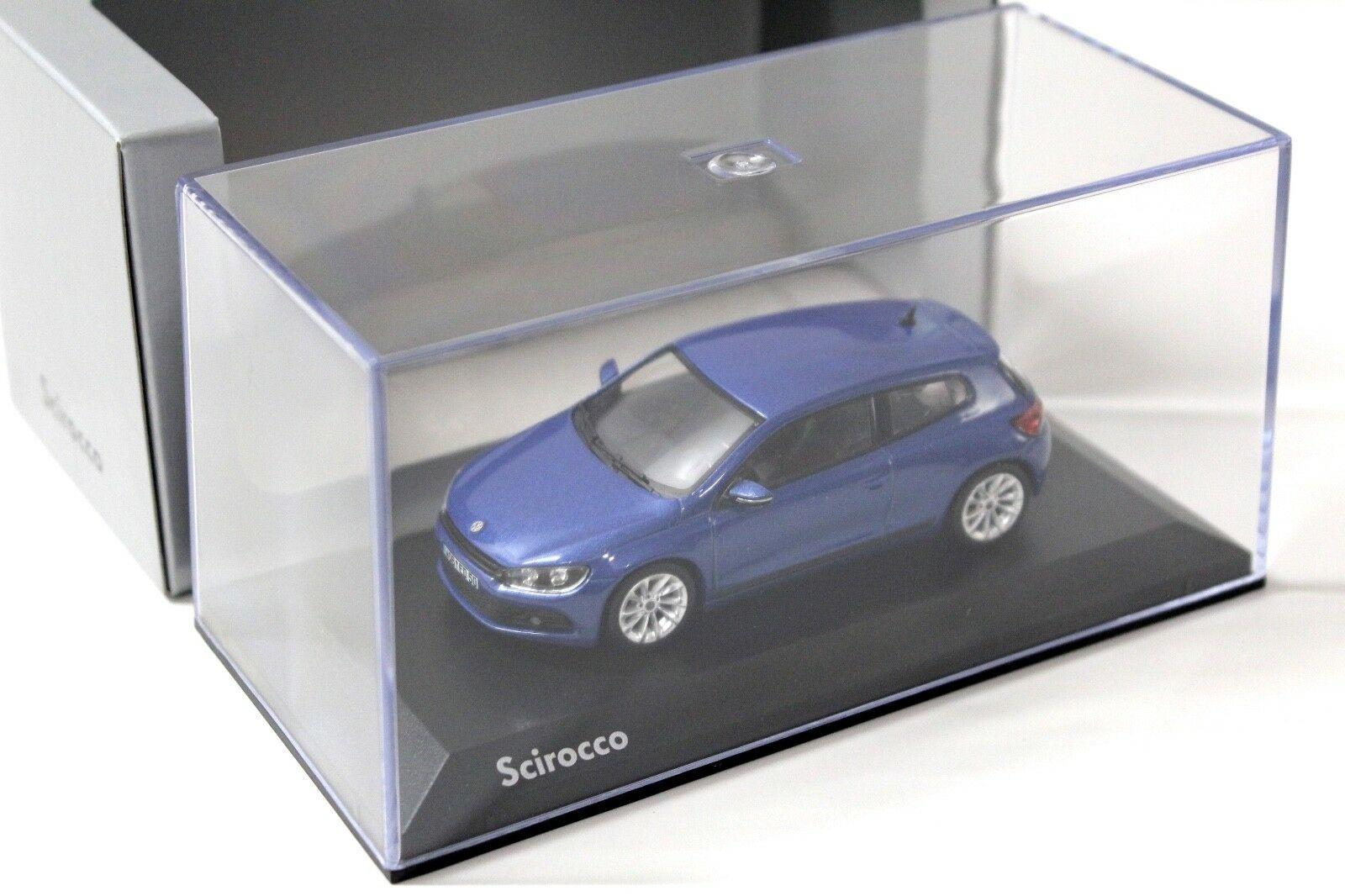 1:43 Norev VW Scirocco 3 blue 2008 DEALER VERSION