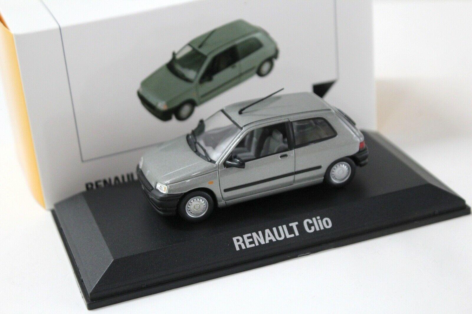 1:43 Norev Renault Clio Phase1 grey 1990 DEALER VERSION