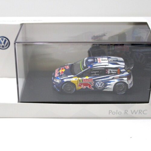 1:43 Spark VW Polo R WRC Rally 2015 Red Bull #9 Floene