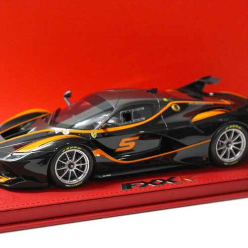 1:18 BBR Ferrari FXXK 2016 black/ orange stripes #5