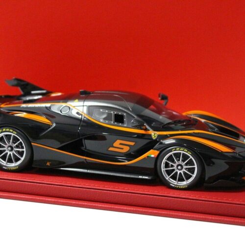 1:18 BBR Ferrari FXXK 2016 black/ orange stripes #5