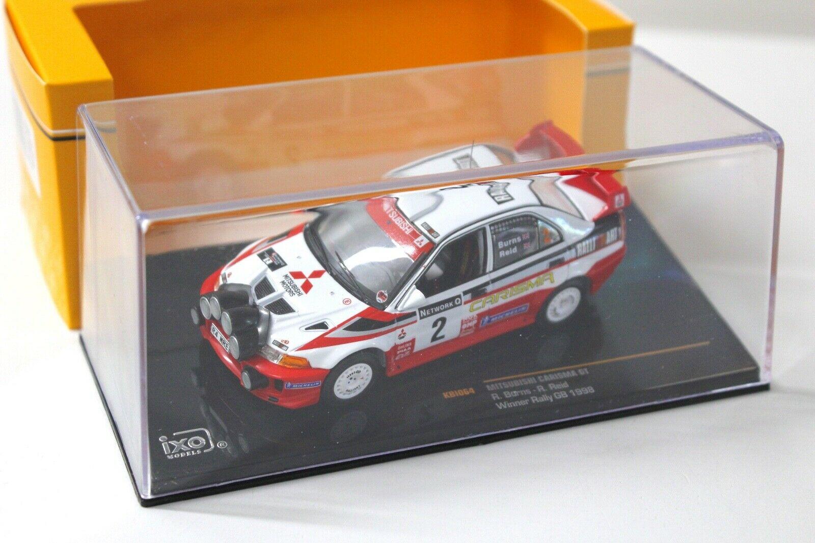 1:43 IXO Mitsubishi Carisma GT Winner Rally GB 1998