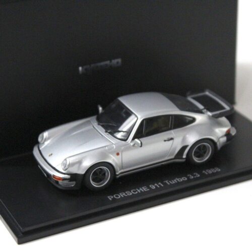1:43 Kyosho Porsche 911 930 Turbo 3.3 silver 1988