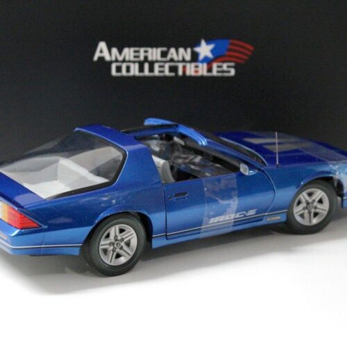 1:18 SunStar 1985 Chevrolet Camaro IROC-Z blue