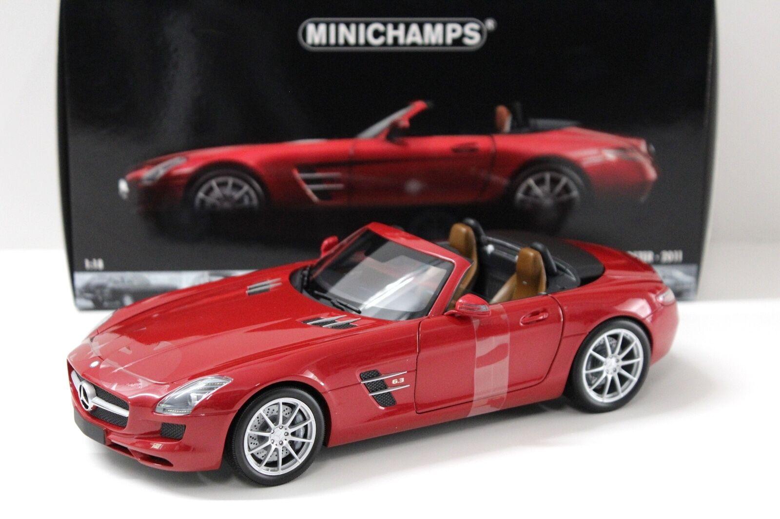 ID 39444 orig.jpg 1:18 Minichamps Mercedes SLS AMG Roadster red 2011
