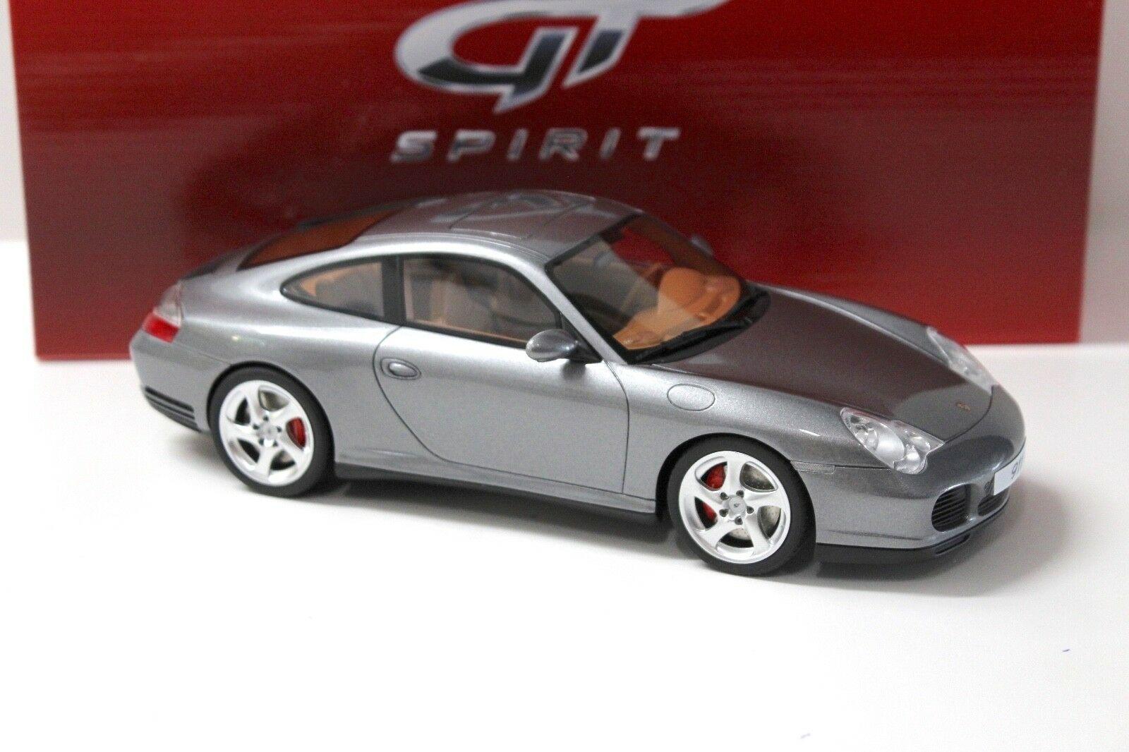 1:18 GT Spirit GT182 Porsche 911 (996) Carrera 4S Coupe grey metallic