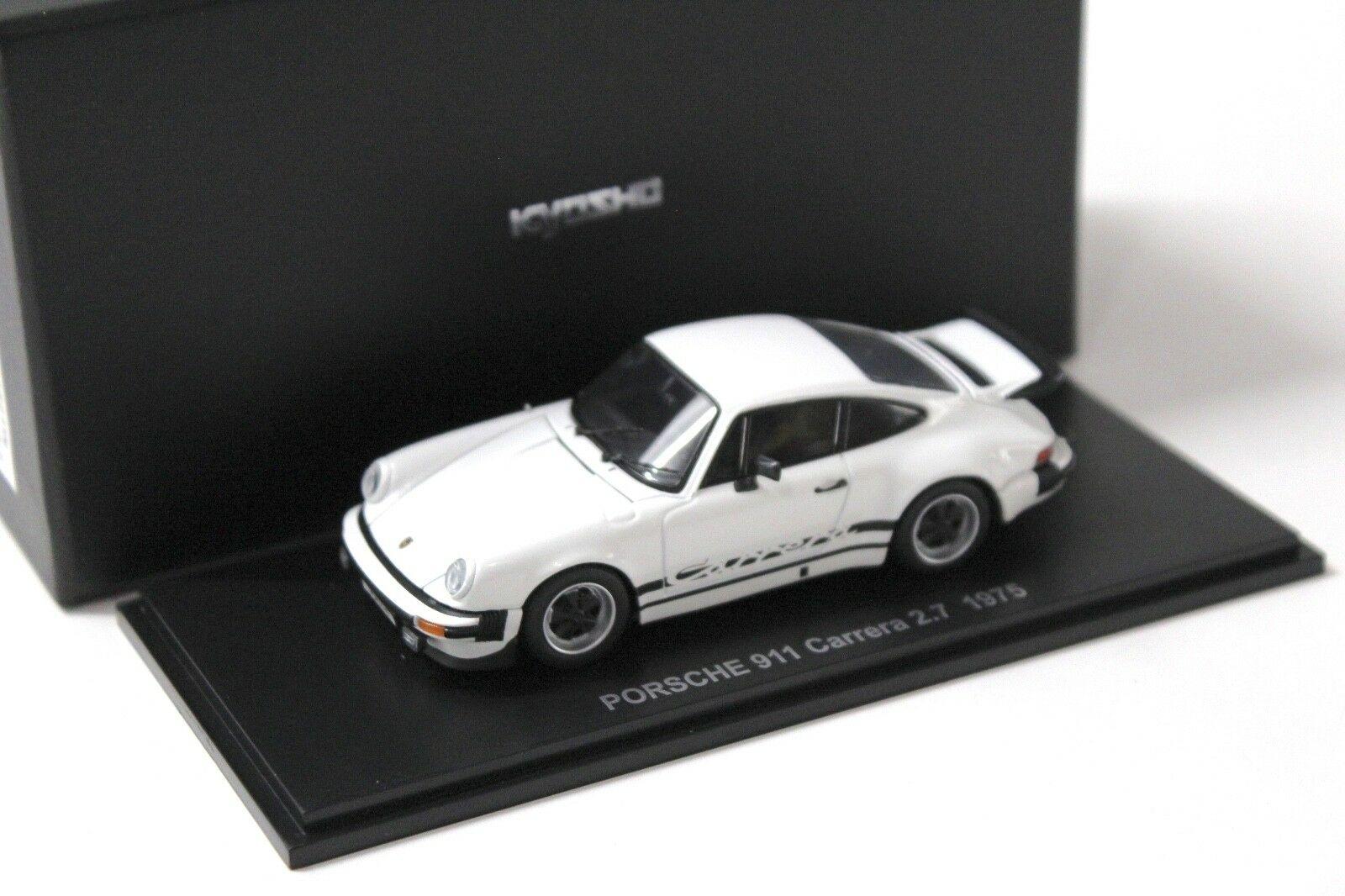 1:43 Kyosho Porsche 911 Carrera 2.7 white 1975