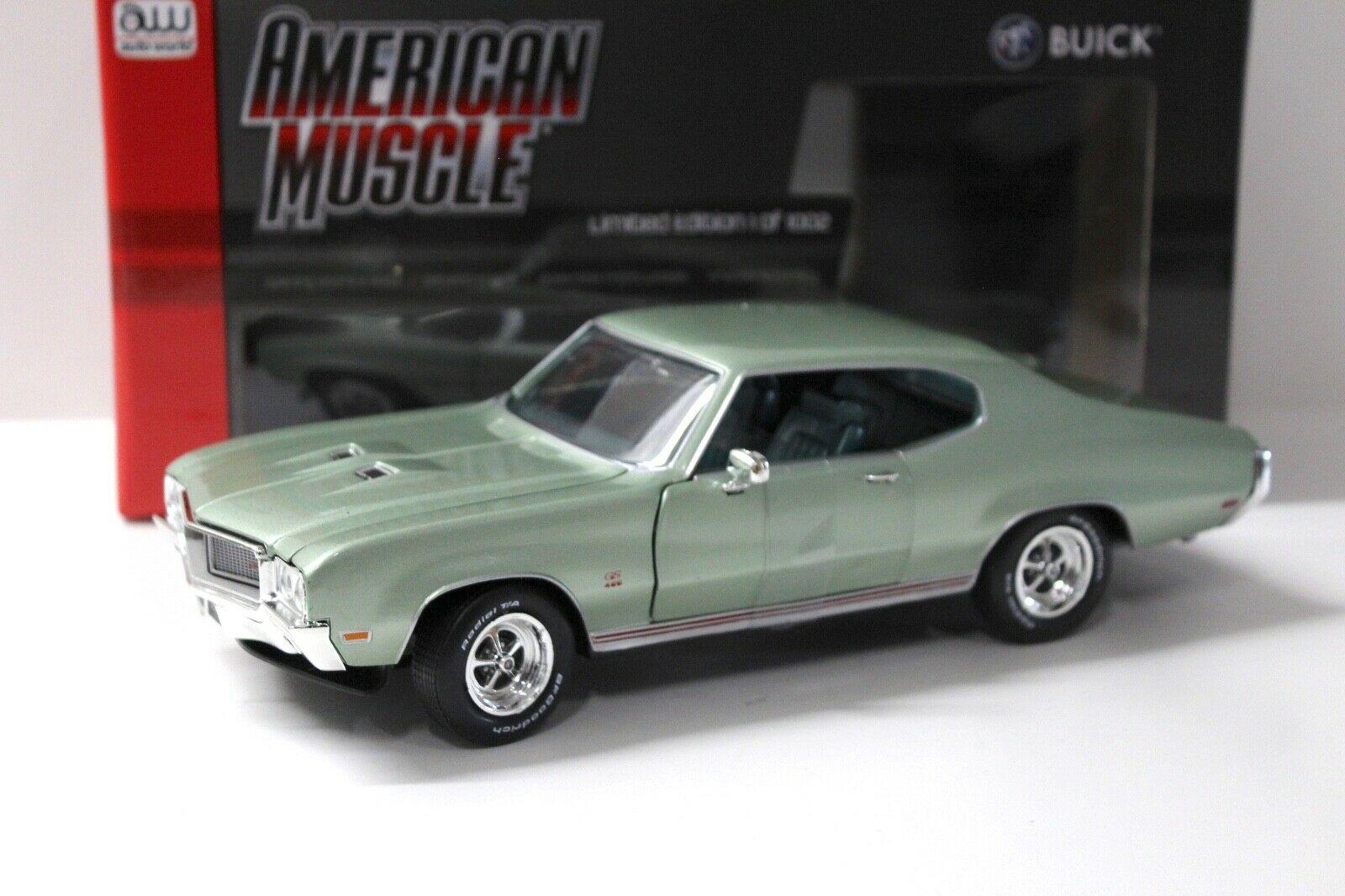 1:18 Auto World Buick Grand Sport 455 light green 1970