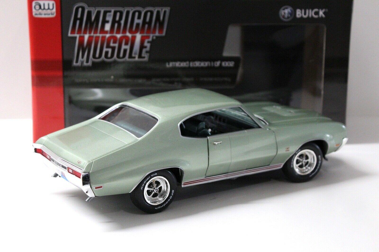 1:18 Auto World Buick Grand Sport 455 light green 1970
