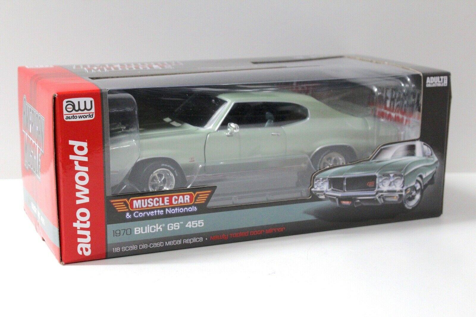 1:18 Auto World Buick Grand Sport 455 light green 1970