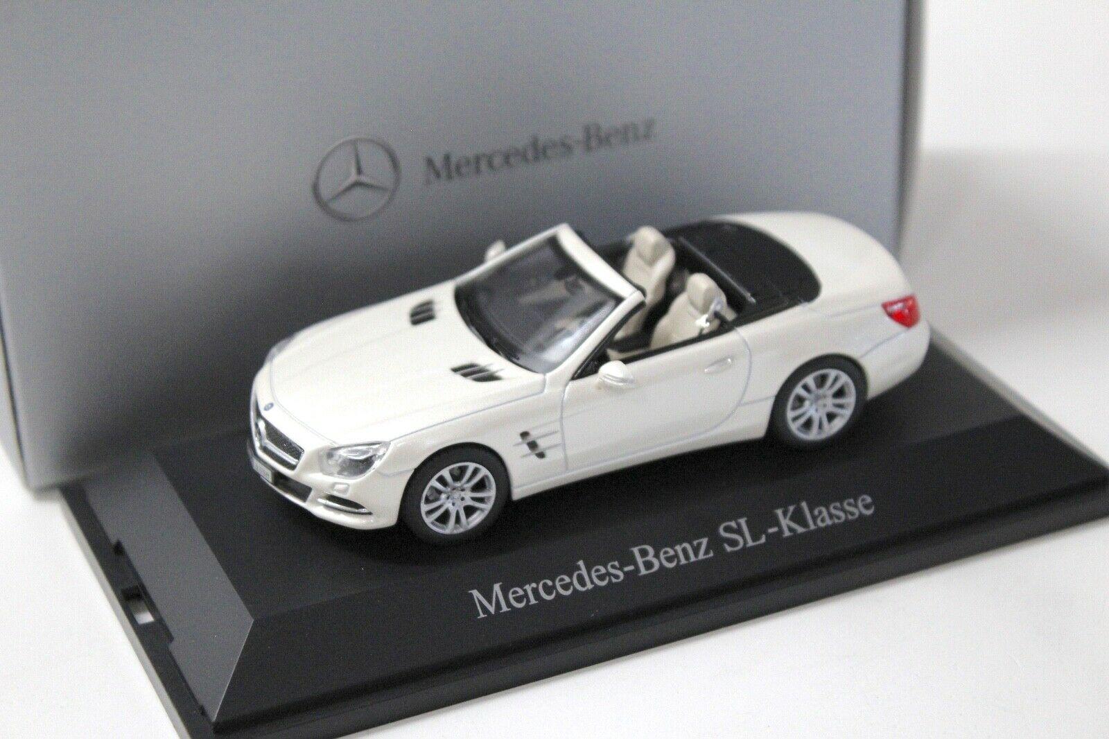 1:43 Norev Mercedes SL-Klasse R231 white DEALER VERSION