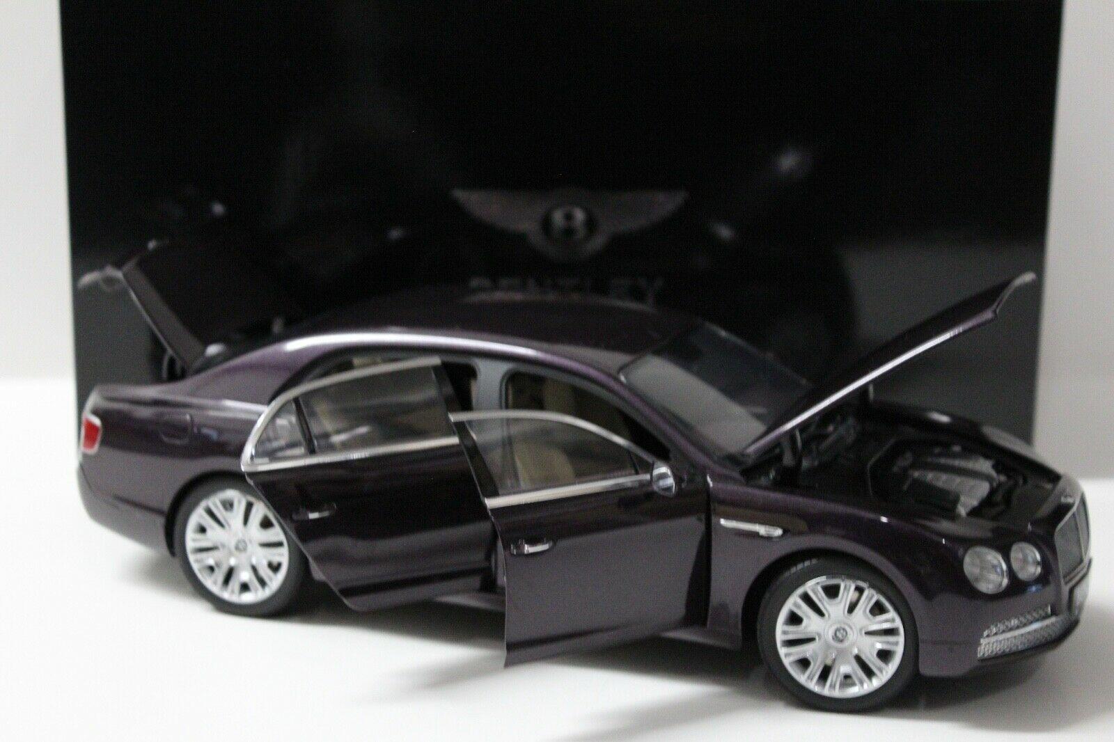 1:18 Kyosho Bentley Flying Spur W12 Damson DEALER VERSION