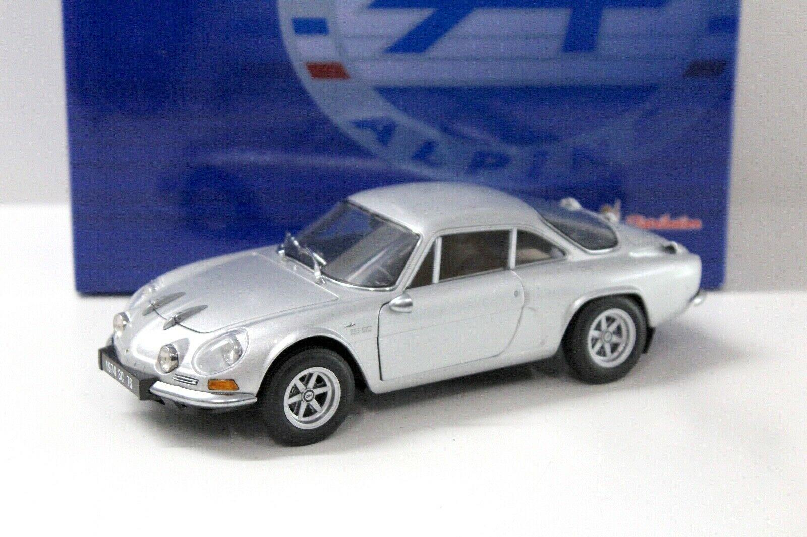 1:18 Kyosho Renault Alpine A110 1600SC silver DEALER VERSION