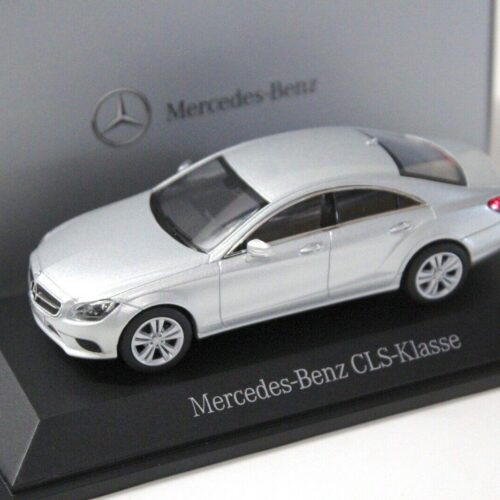1:43 Norev Mercedes CLS-Klasse C218 Mopf silver DEALER VERSION