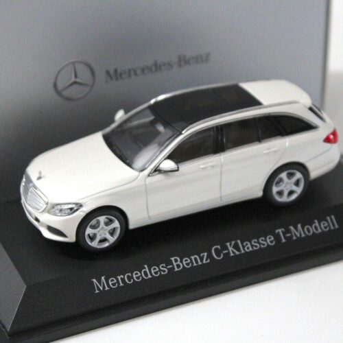 1:43 Norev Mercedes C-Klasse T-Modell Exclusive white DEALER VERSION