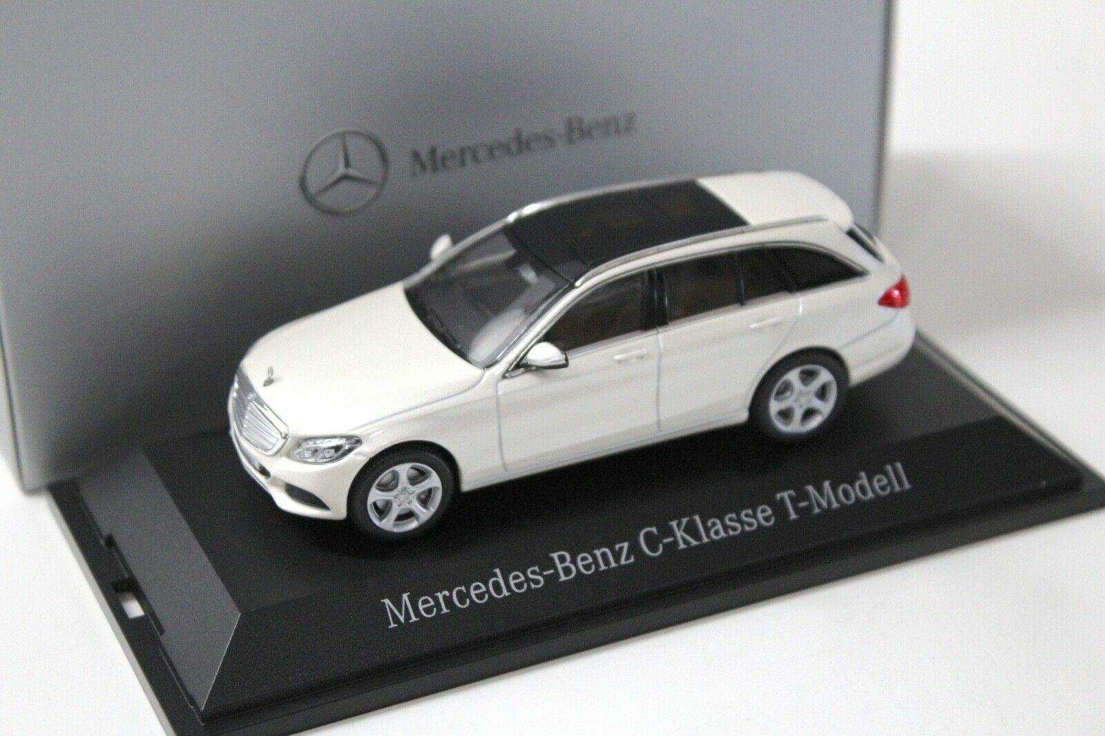 1:43 Norev Mercedes C-Klasse T-Modell Exclusive white DEALER VERSION