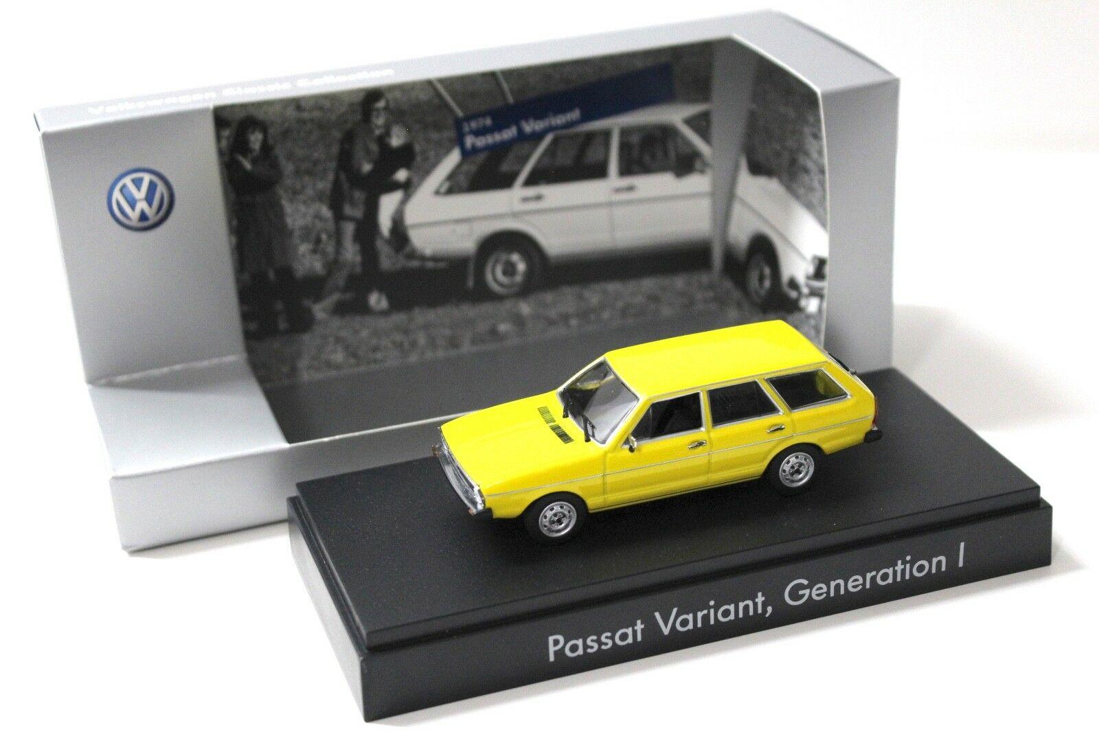 ID 40019 orig.jpg 1:43 Minichamps VW Passat 1 Variant 1974 yellow DEALER VERSION