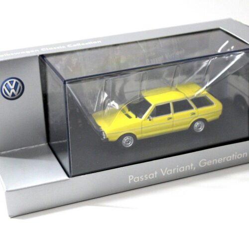 1:43 Minichamps VW Passat 1 Variant 1974 yellow DEALER VERSION
