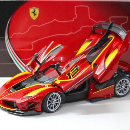 1:18 BBR Ferrari FXXK EVO #13 rosso corsa red/ yellow FULL OPENING