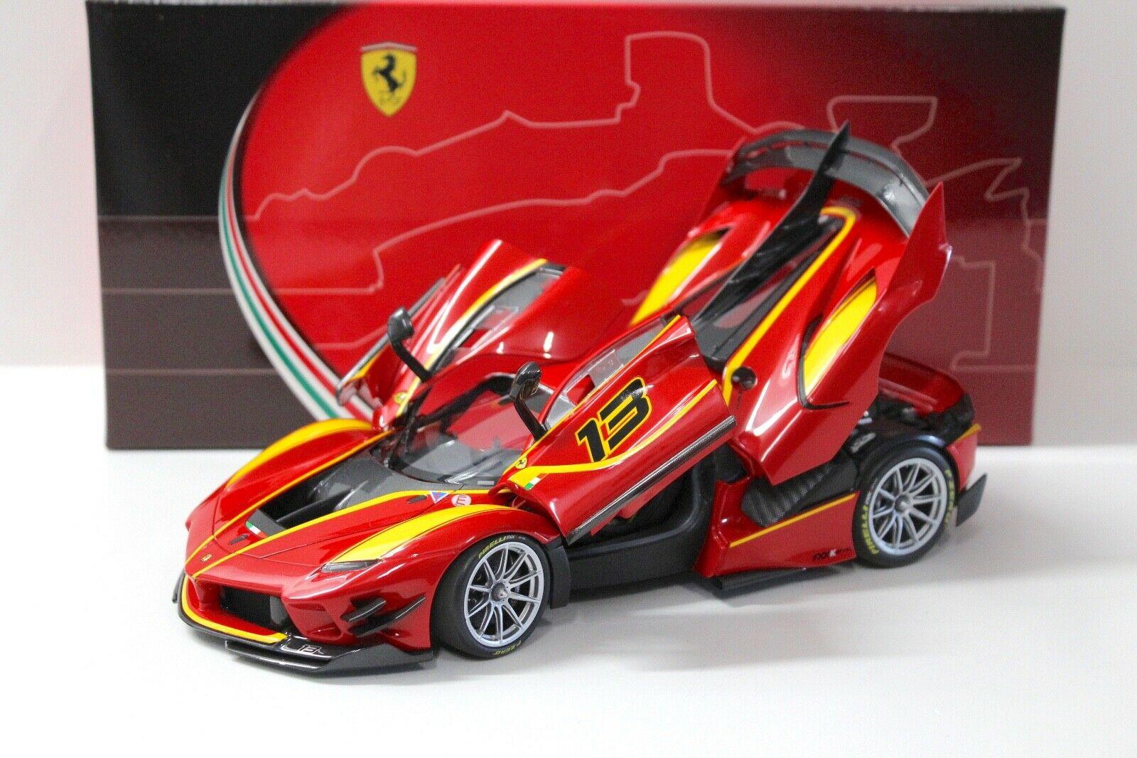 1:18 BBR Ferrari FXXK EVO #13 rosso corsa red/ yellow FULL OPENING