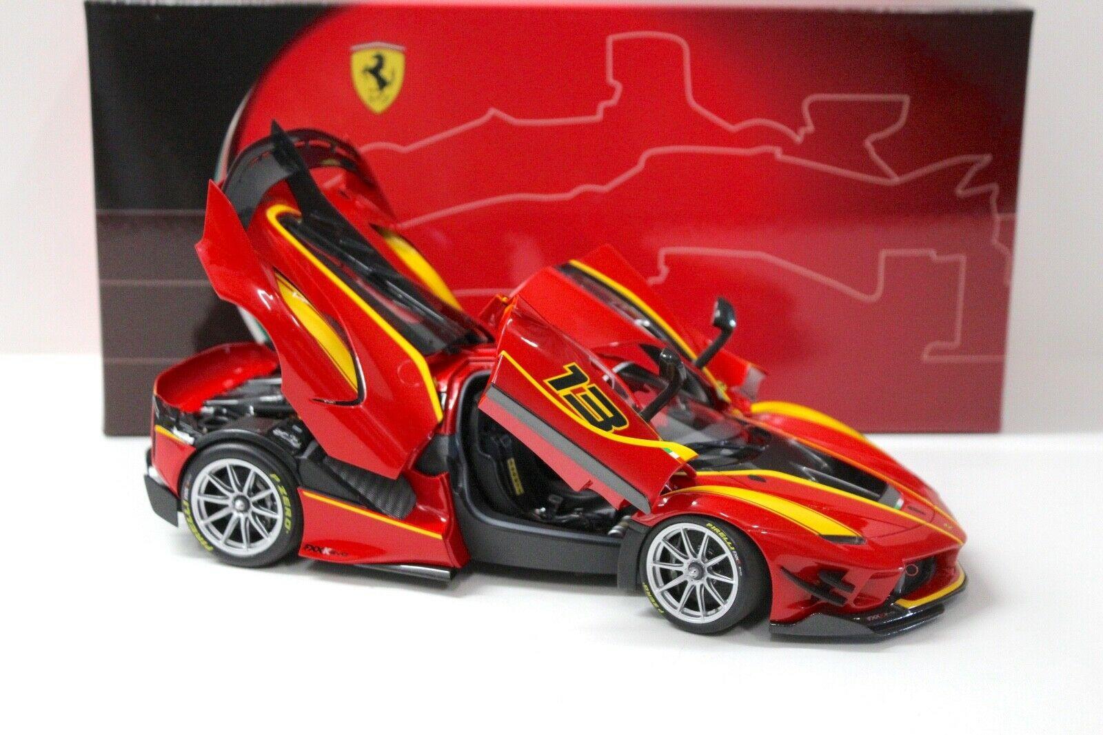 1:18 BBR Ferrari FXXK EVO #13 rosso corsa red/ yellow FULL OPENING