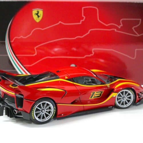1:18 BBR Ferrari FXXK EVO #13 rosso corsa red/ yellow FULL OPENING