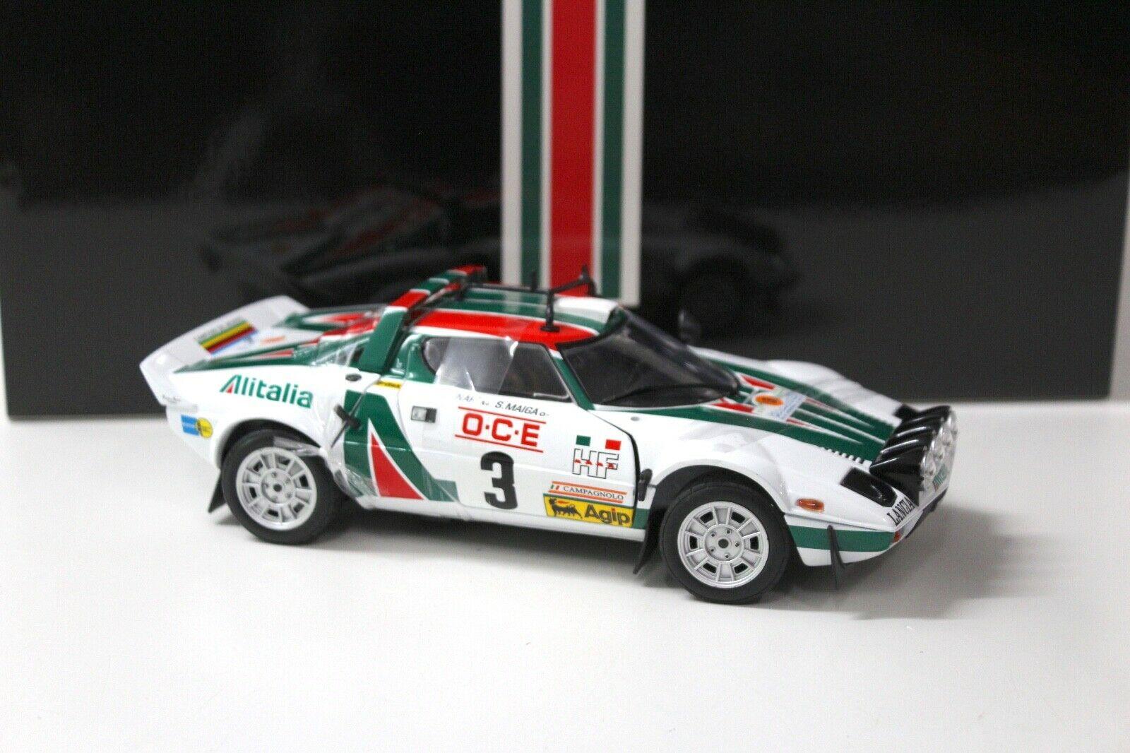 1:18 SunStar 1976 Lancia Stratos HF Rally du Maroc #3