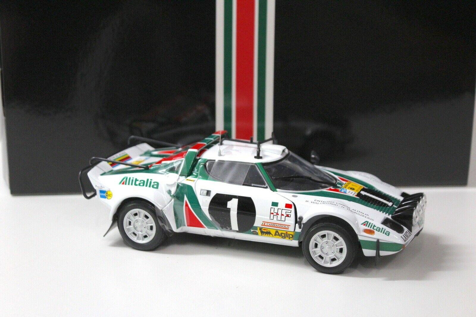 1:18 SunStar 1976 Lancia Stratos HF Safari Rally #1