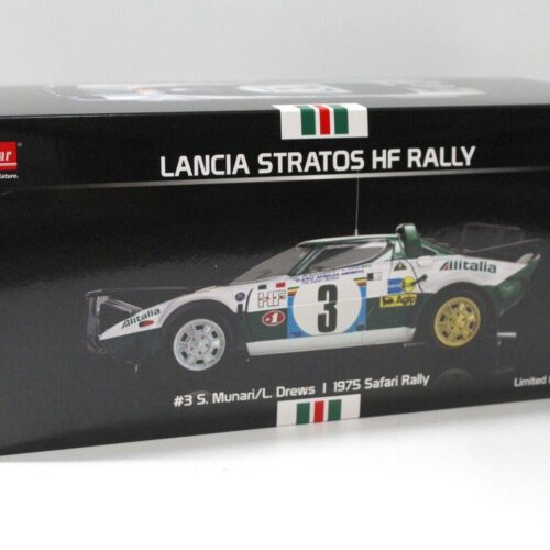 1:18 SunStar 1975 Lancia Stratos HF Safari Rally Drews #3 - Image 4