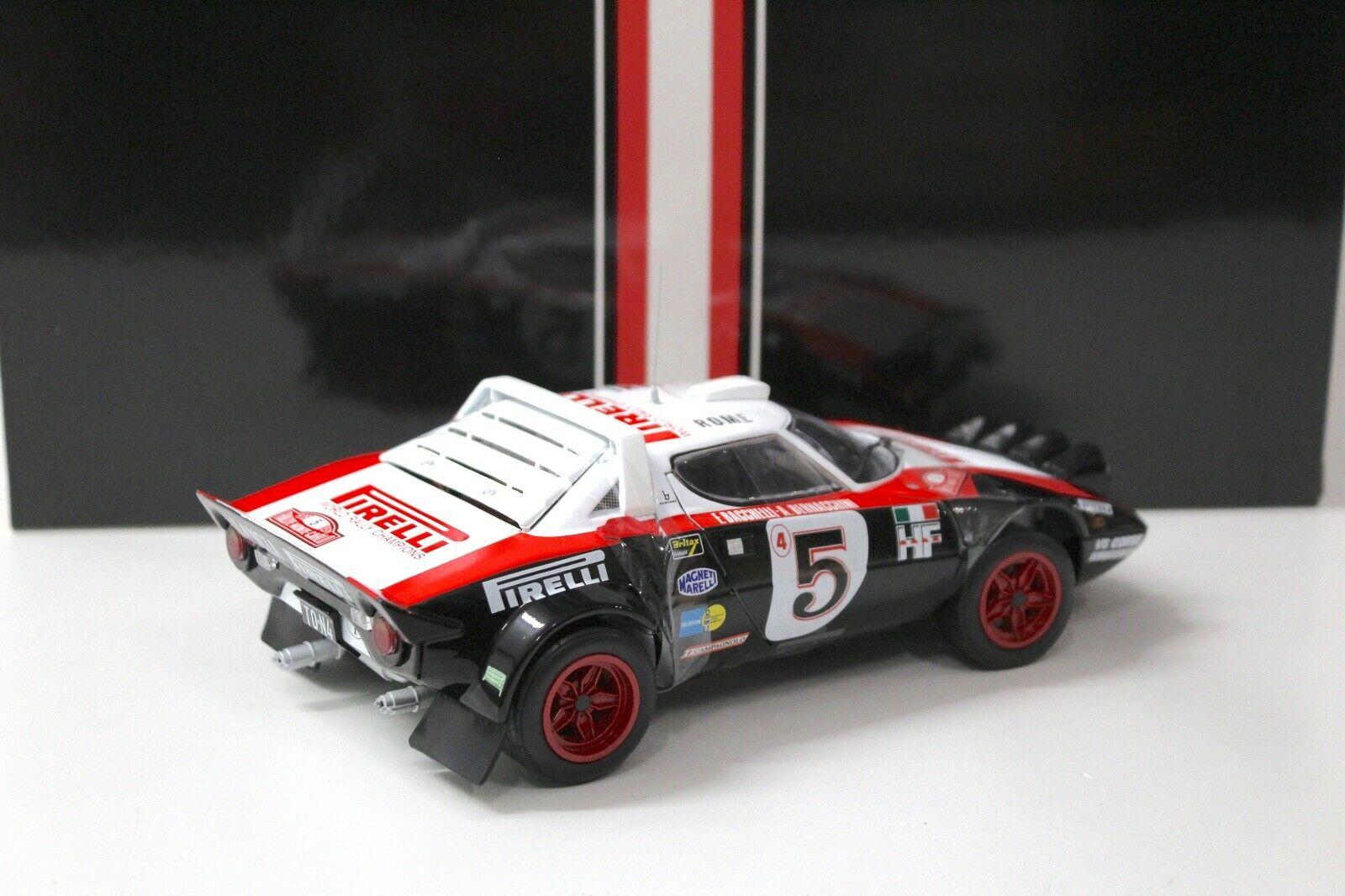 1:18 SunStar 1978 Lancia Stratos HF Rally Monte Carlo Bacchelli #5