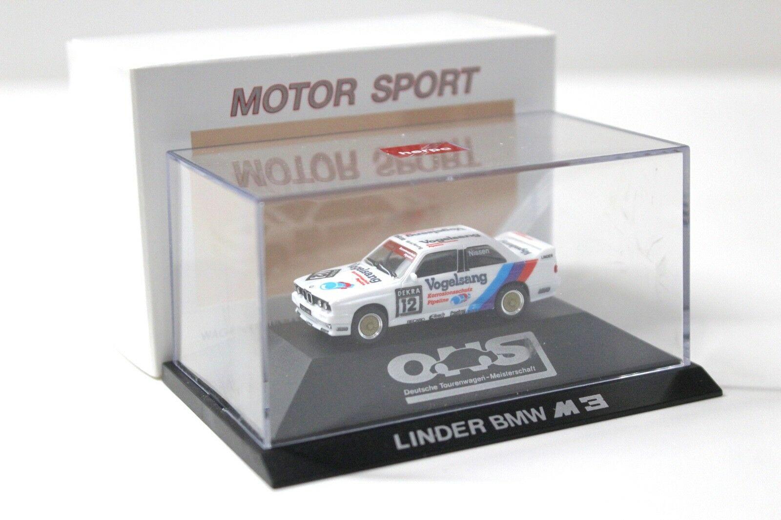 1:87 Herpa LINDER BMW M3 E30 DTM Nissen #12 ONS
