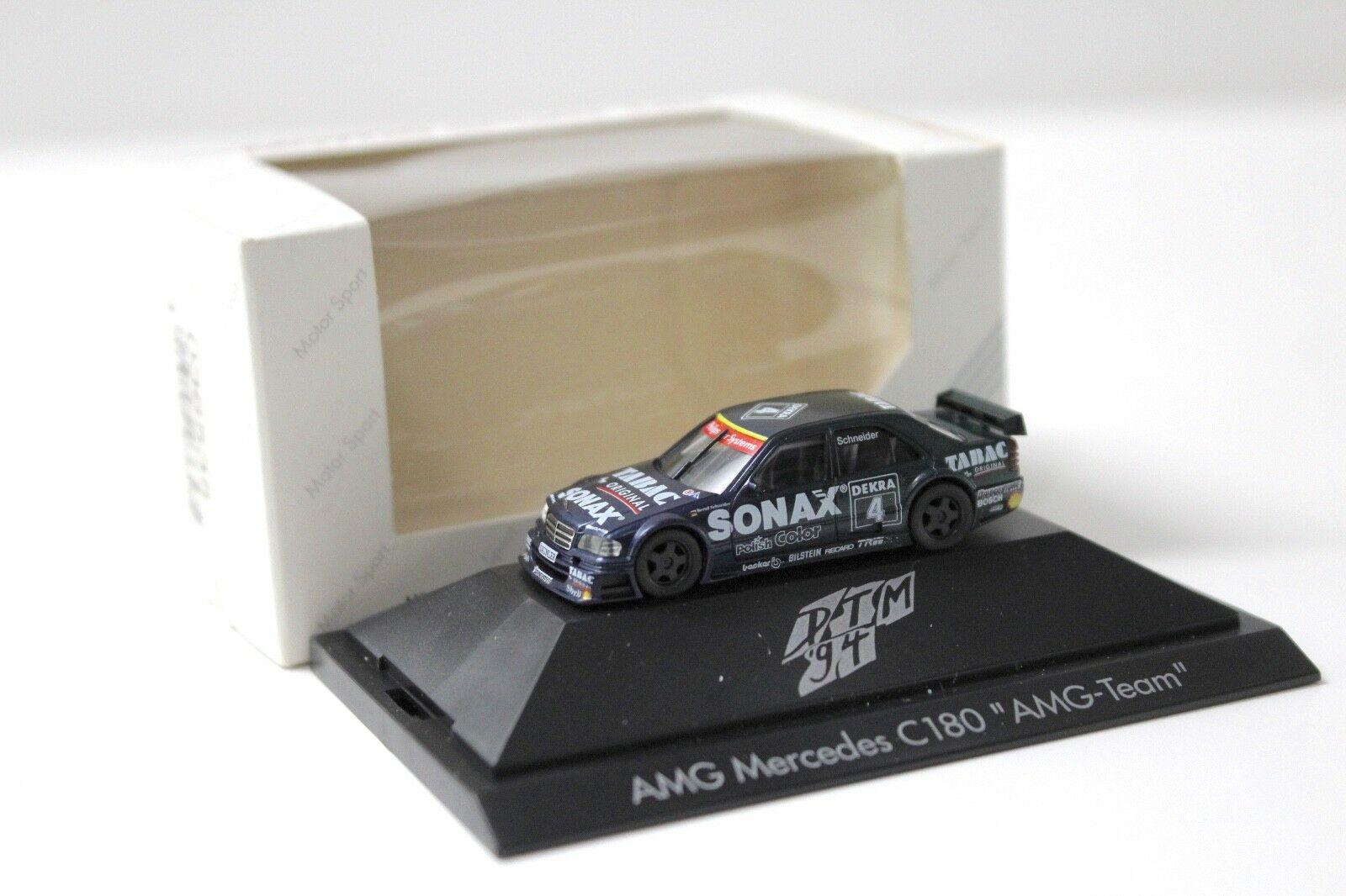 1:87 Herpa AMG Mercedes C180 "AMG-TEAM" SONAX #4 Schneider