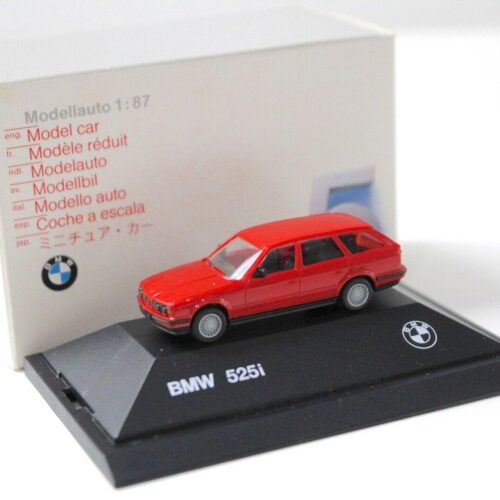 1:87 Herpa BMW 525i E34 Touring red DEALER VERSION