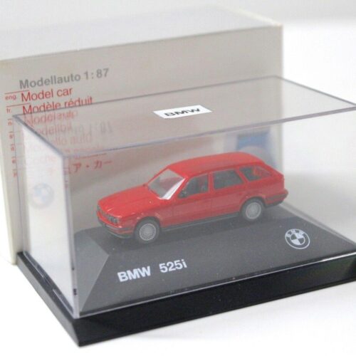 1:87 Herpa BMW 525i E34 Touring red DEALER VERSION