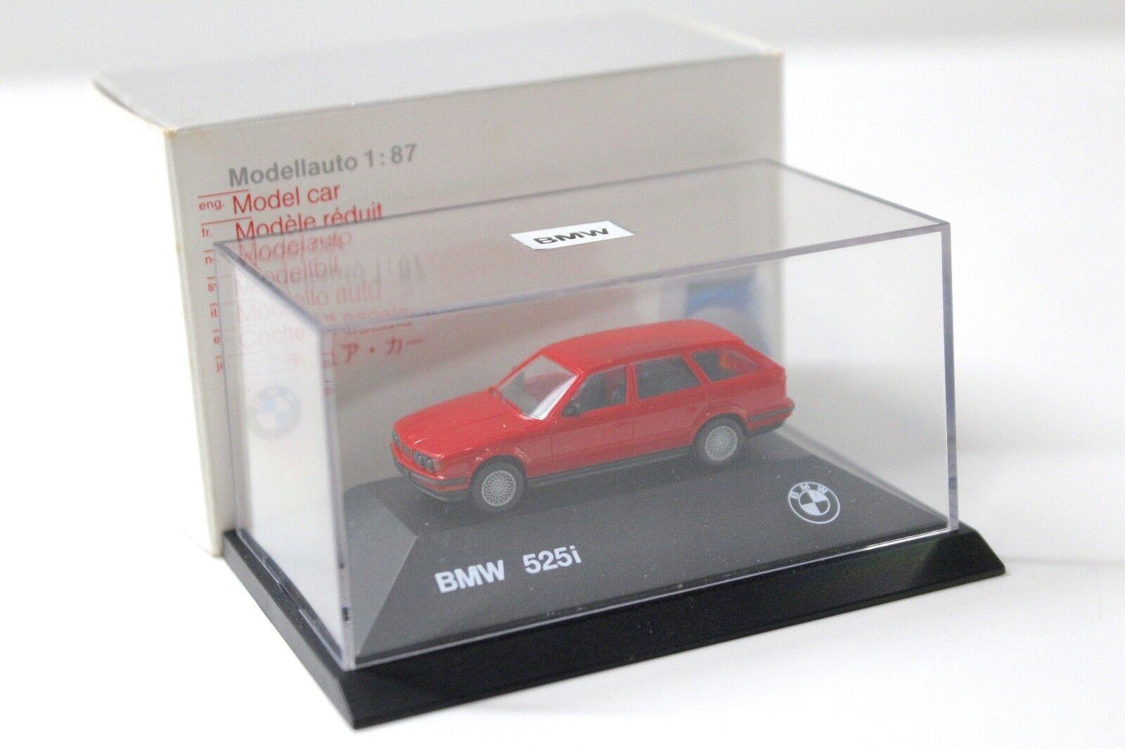 1:87 Herpa BMW 525i E34 Touring red DEALER VERSION