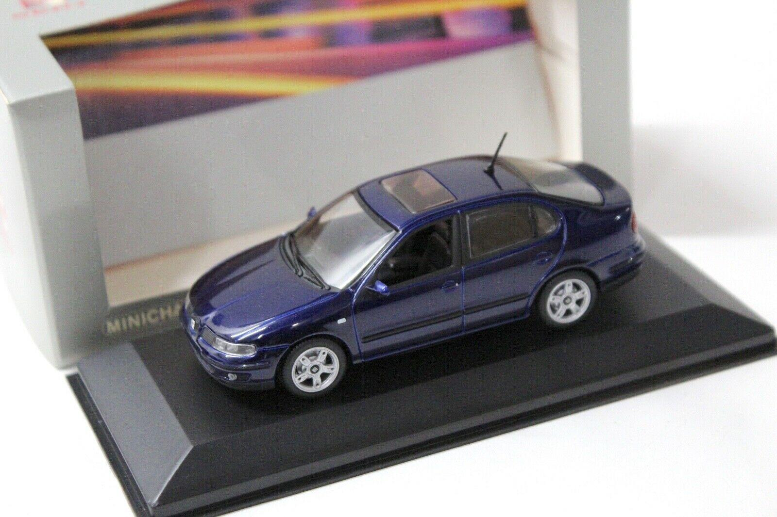 1:43 Minichamps Seat Toledo 2 Sedan blue DEALER VERSION