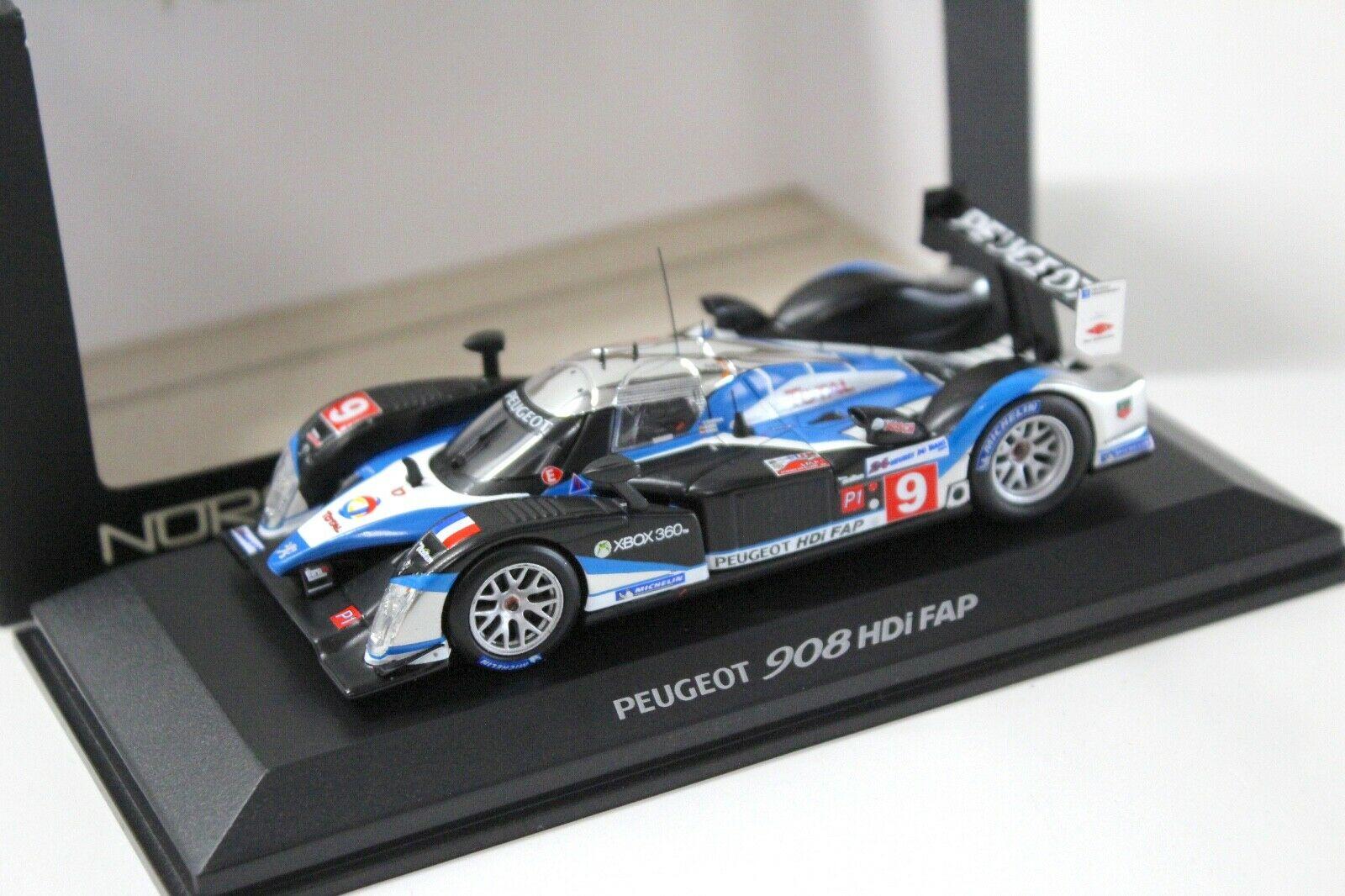 1:43 Norev Peugeot 908 HDi FAP Le Mans 2009 #9