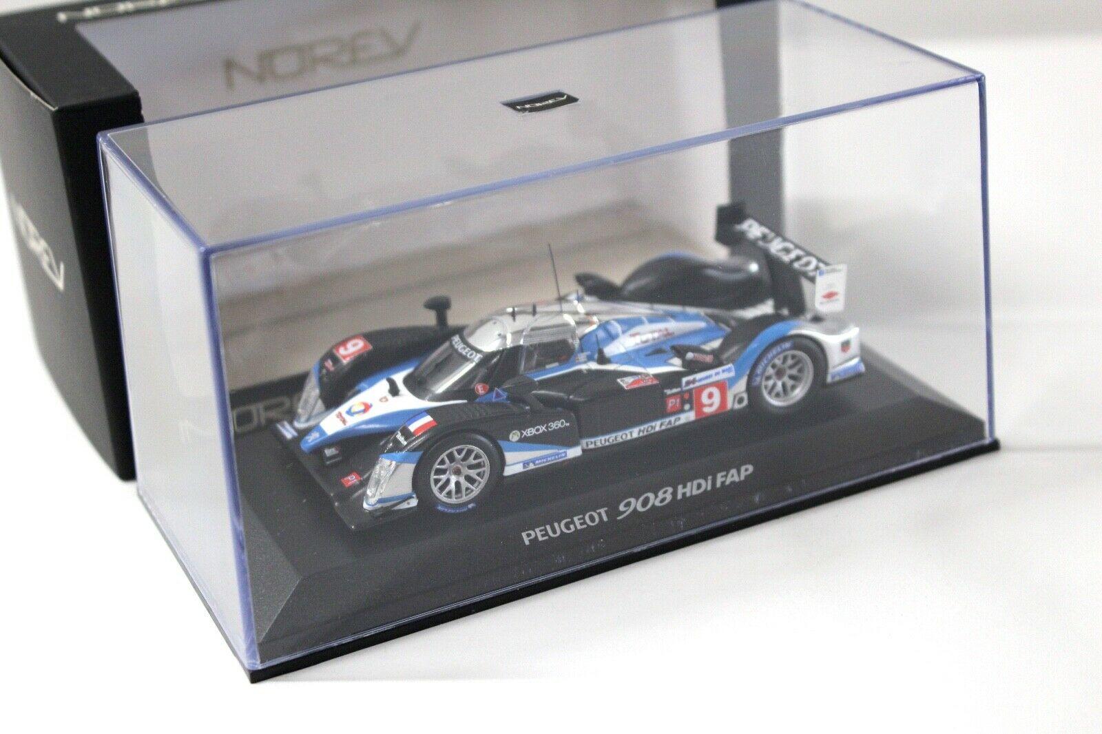 1:43 Norev Peugeot 908 HDi FAP Le Mans 2009 #9