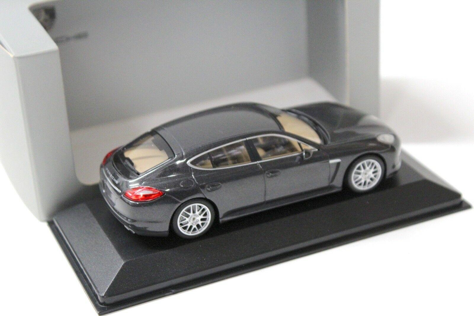 1:43 Minichamps Porsche Panamera S dark grey DEALER VERSION