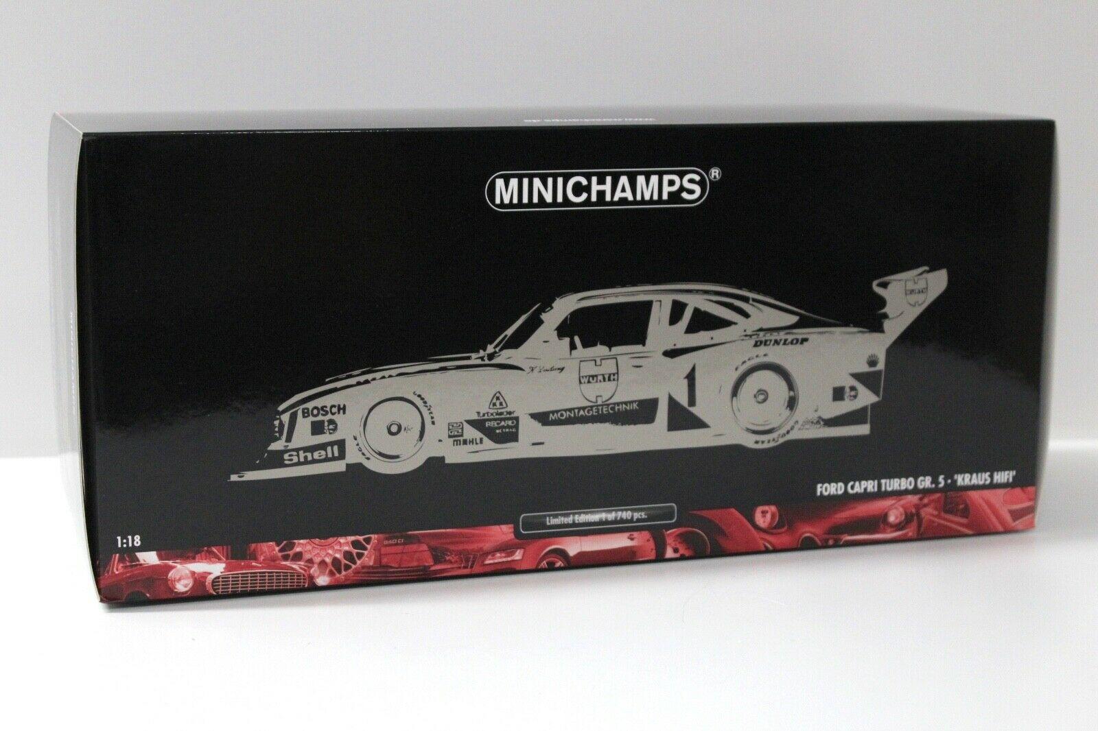 1:18 Minichamps Ford Capri Turbo Gr.5 Würth #1 Ludwig