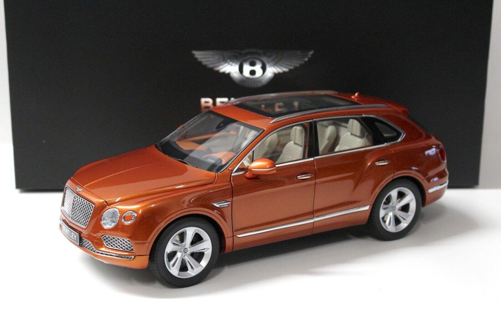 1:18 Kyosho Bentley Bentayga 2016 orange flame DEALER VERSION
