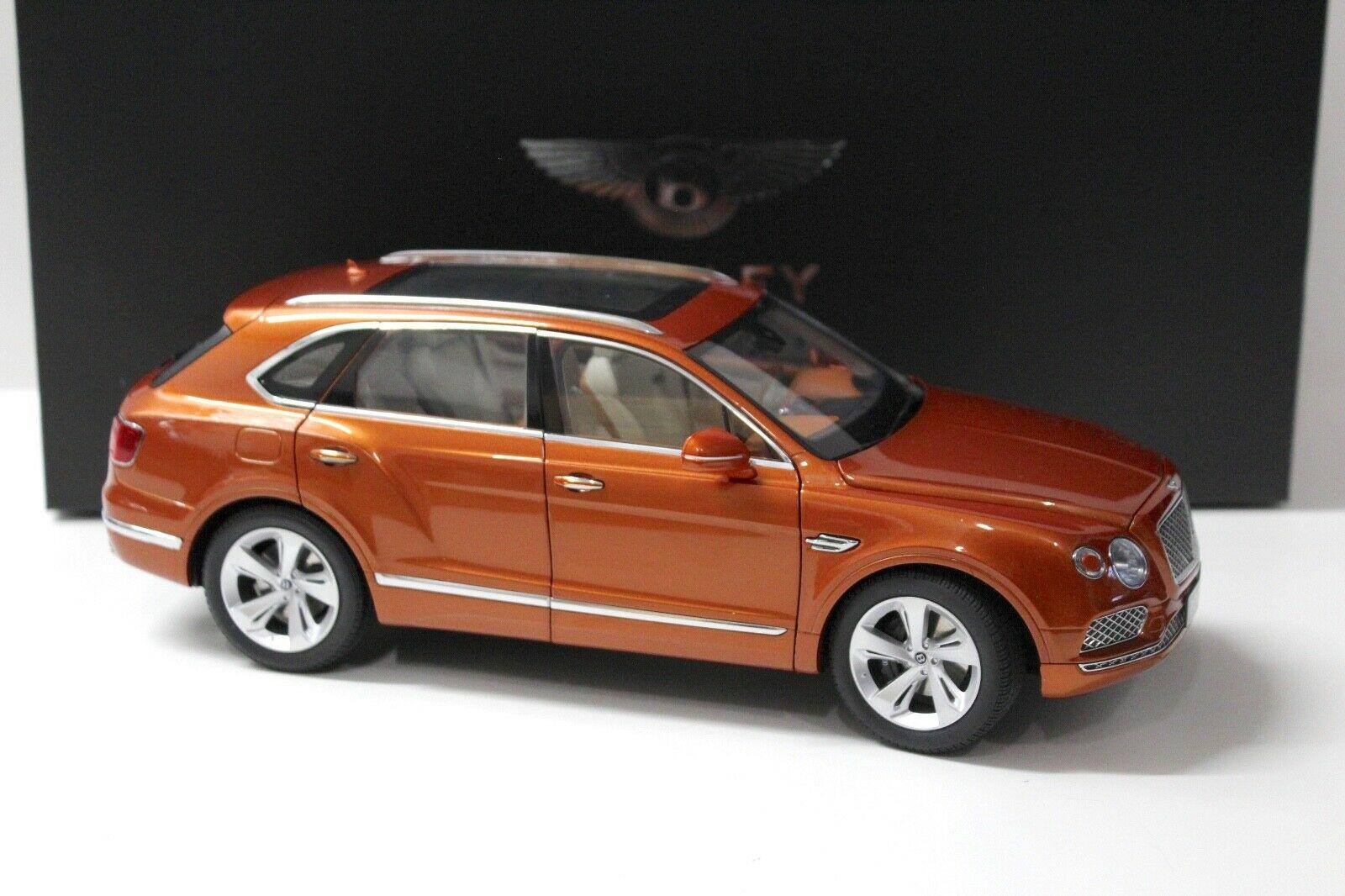 1:18 Kyosho Bentley Bentayga 2016 orange flame DEALER VERSION