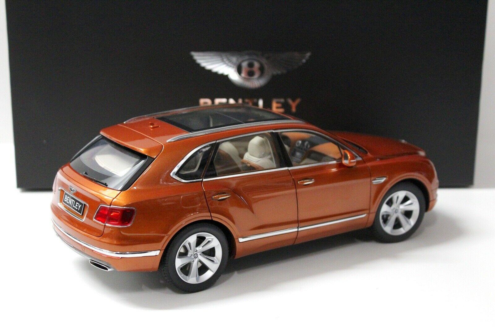 1:18 Kyosho Bentley Bentayga 2016 orange flame DEALER VERSION