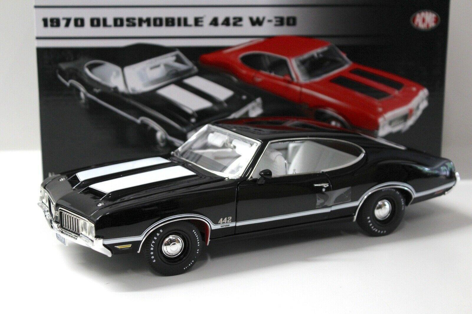 1:18 ACME Oldsmobile 442 W-30 Coupe black 1970