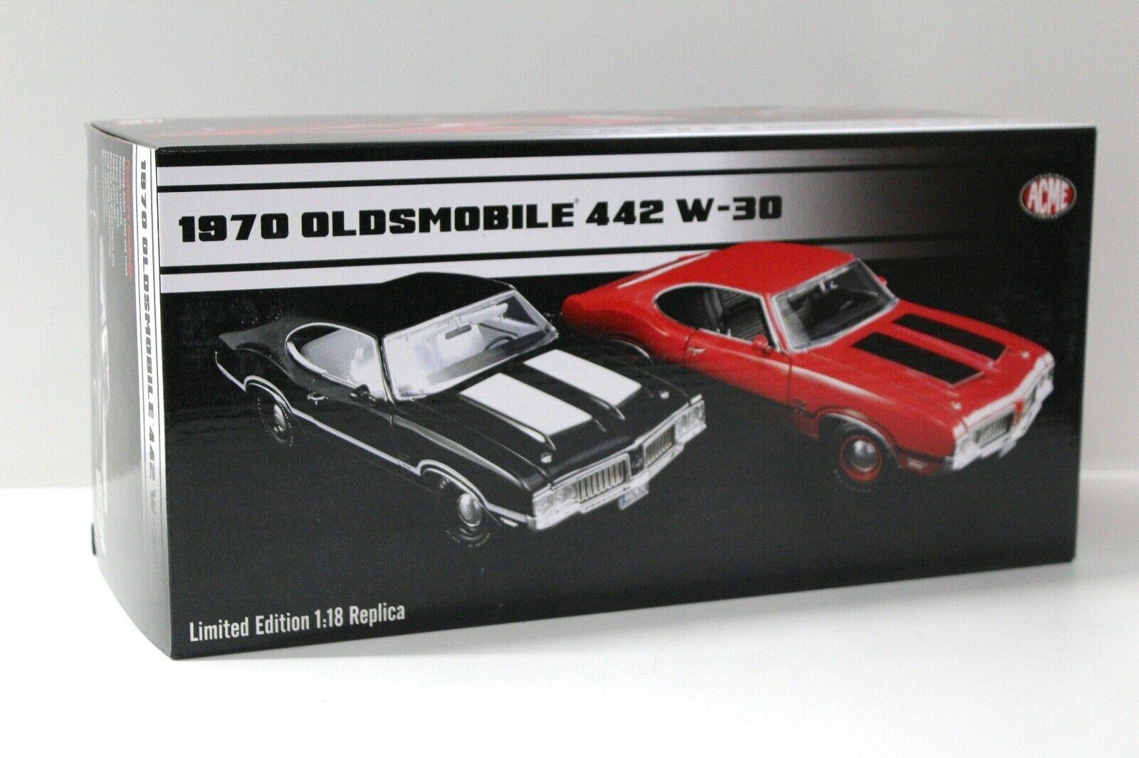1:18 ACME Oldsmobile 442 W-30 Coupe black 1970