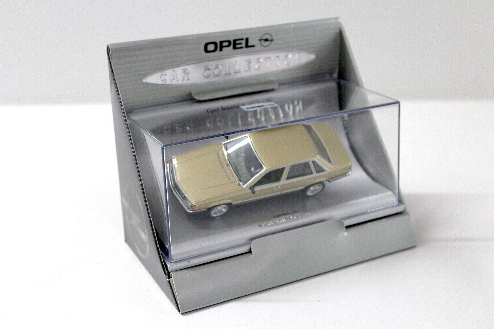 1:43 Schuco Opel Senator A Sedan gold Car Collection DEALER VERSION